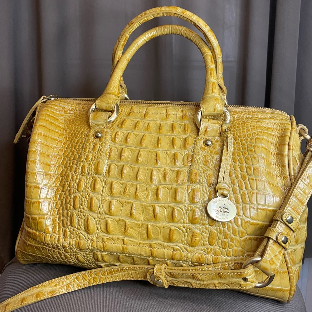🔆 Brahmin “Sadie Soleil” Satchel — Buttercup Melbourne

The Buttercup Edit